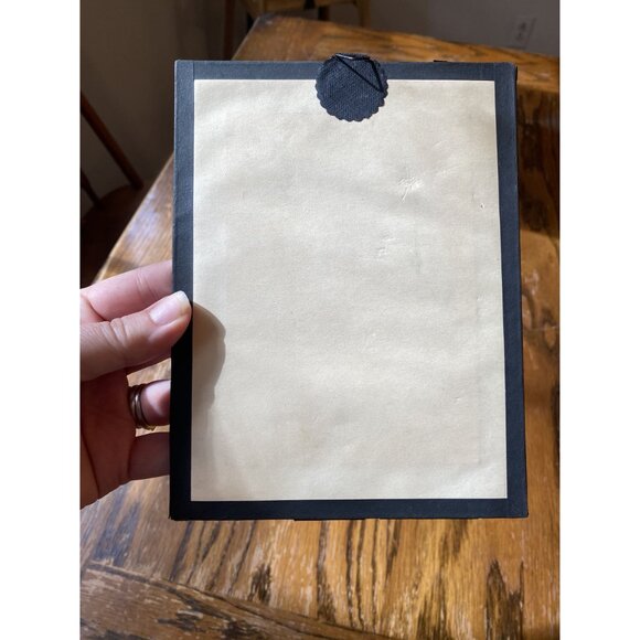 Vintage Framed Little Girl & Puppy Portrait Print - Picture 3 of 4